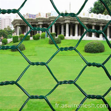 Netting de fil hexagonal revêtu de PVC